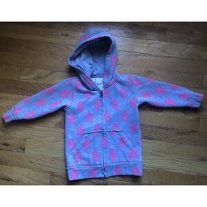 Peek Size 2-3 Zippered Grey Hoodie